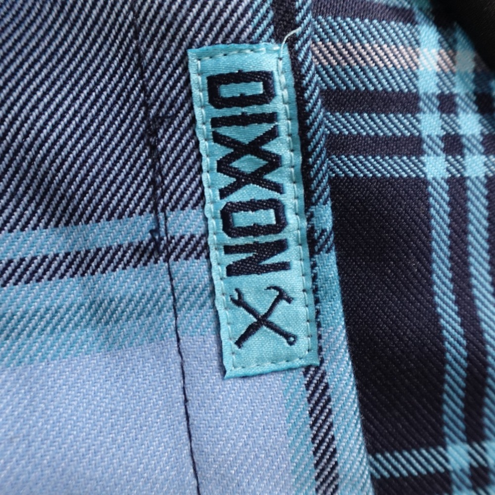 Dixxon Flannel Shirt Mens Large Blue Axel Crew Foundation Button Up Long Sleeve - Picture 7 of 15